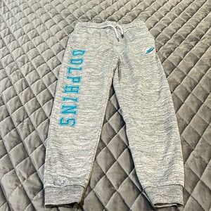 BOYS SZ 14-16 NFL MIAMI DOLPHINS JOGGER SWEATPANTS